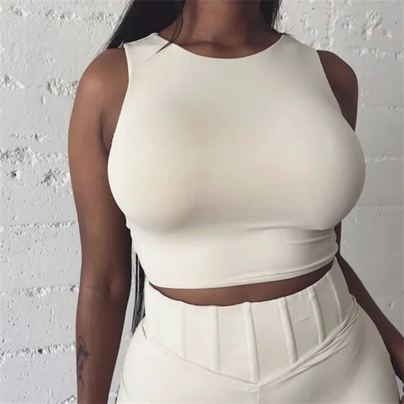 Tank Tops Slim Summer Fashion 6 Colors Double Nylon Tank Tops Ladies Quality Sleeveless Women Tops O-neck Sexy Tank Tops
Tank Tops Slim Summer Fashion 6 Colors Double Nylon Tank Tops Ladies Quality Sleeveless Women Tops O-neck Sexy Tank Tops