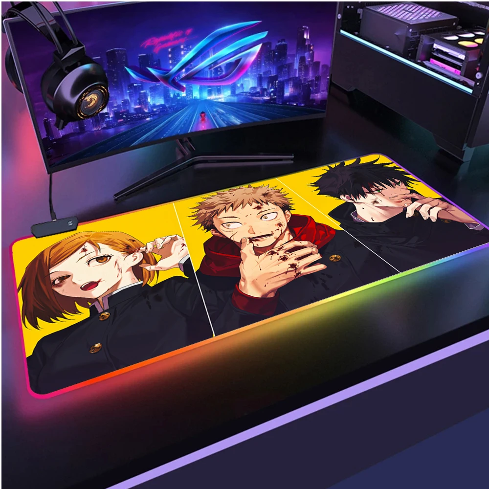 Tokyo Revengers computer mouse pad RGB game console table mat Mausepad computer game Kawaii game Varmilo mouse and keyboard
Tokyo Revengers computer mouse pad RGB game console table mat Mausepad computer game Kawaii game Varmilo mouse and keyboard
