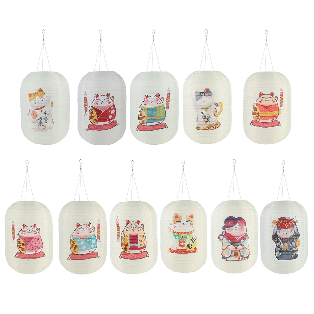 10 inch/25cm Solar Lantern Japanese Style Printing Fabric Lantern Lamp for Bar Pub Weddings Parties Christmas Decoration
10 inch/25cm Solar Lantern Japanese Style Printing Fabric Lantern Lamp for Bar Pub Weddings Parties Christmas Decoration