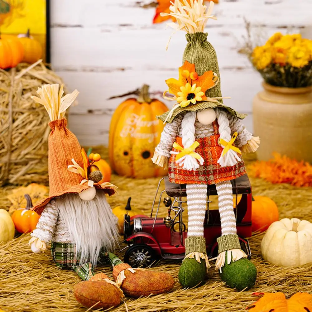 Harvest Season Decor Doll Holiday Classic Element Doll Autumn Plush Elf Dwarfs Doll Halloween Gnome Maple Pumpkin Xmas for Kids 
Harvest Season Decor Doll Holiday Classic Element Doll Autumn Plush Elf Dwarfs Doll Halloween Gnome Maple Pumpkin Xmas for Kids