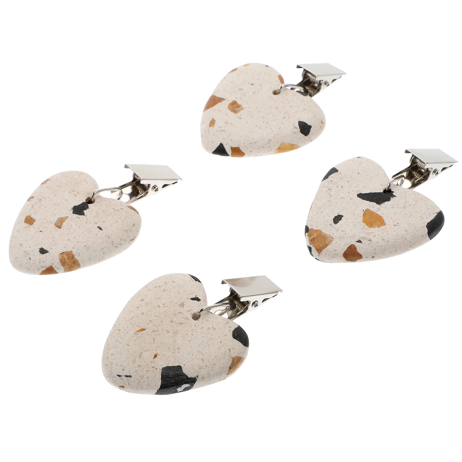 4 Pcs Heart Tablecloth Pendant Metal Holder Table Runner Clip Tablecloth Clamps Wedding Table Clips Terrazzo Table Cover Clamps
4 Pcs Heart Tablecloth Pendant Metal Holder Table Runner Clip Tablecloth Clamps Wedding Table Clips Terrazzo Table Cover Clamps