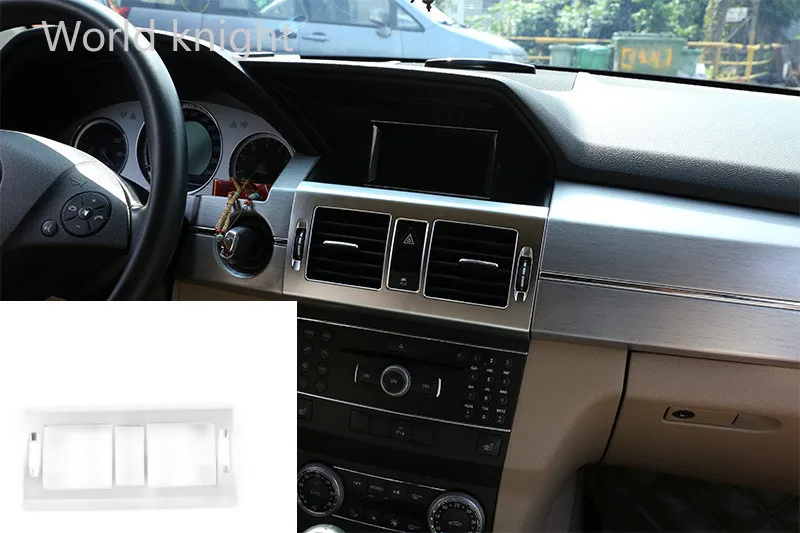Accessories ABS Chrome For Mercedes benz GLK Class X204 2008-2012 Car Center Air Conditioning Vent Frame Trim
Accessories ABS Chrome For Mercedes benz GLK Class X204 2008-2012 Car Center Air Conditioning Vent Frame Trim