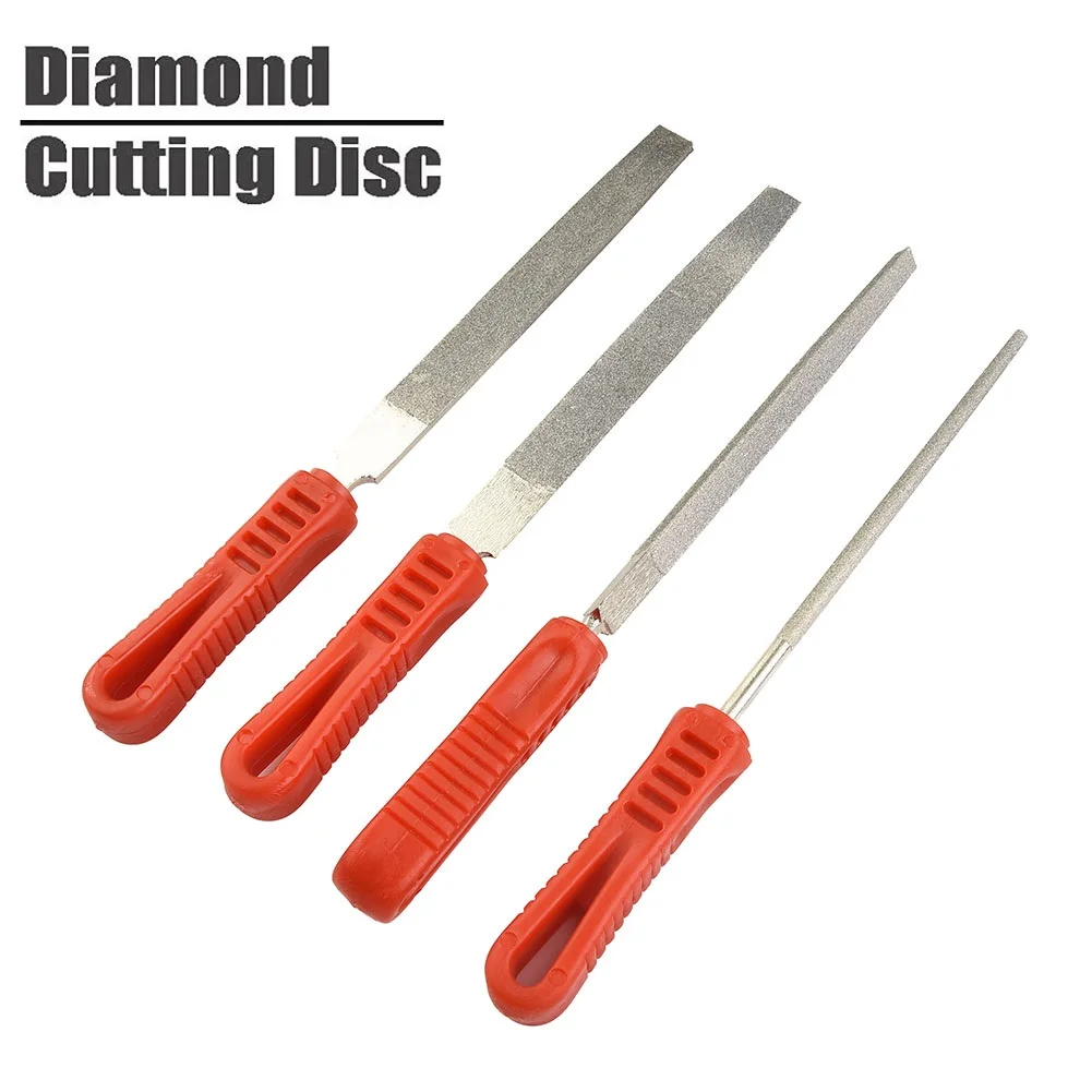 4PCS 150mm Diamond Sand Flat/Half Round/Round/Triangle File Set Polishing Grinding Hand Tool For Steel Iron Titanium Aluminum
4PCS 150mm Diamond Sand Flat/Half Round/Round/Triangle File Set Polishing Grinding Hand Tool For Steel Iron Titanium Aluminum
