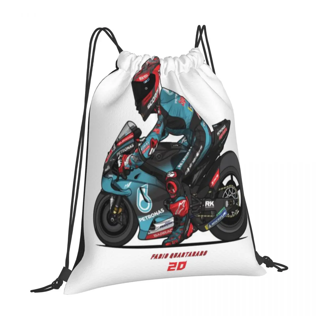 Fabio Quartararo 324 Drawstring Bags Backpacks Print Outdoor Travel Organizer Storage Bags Portable Sports Bag
Fabio Quartararo 324 Drawstring Bags Backpacks Print Outdoor Travel Organizer Storage Bags Portable Sports Bag