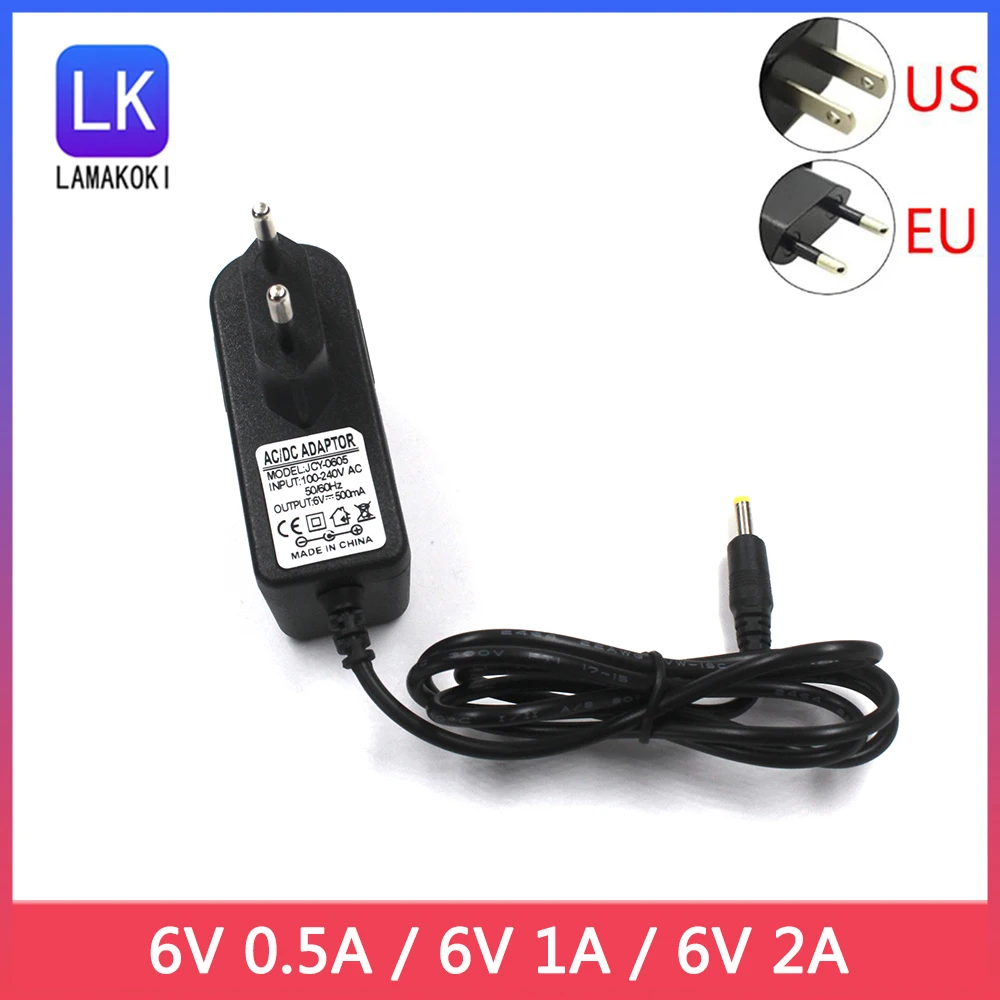 6V 0.5A 500MA 1A 2A AC DC Power Supply Adapter Charger For OMRON I-C10 M4-I M2 M3 M5-I M7 M10 M6 M6W Blood Pressure Monitor
6V 0.5A 500MA 1A 2A AC DC Power Supply Adapter Charger For OMRON I-C10 M4-I M2 M3 M5-I M7 M10 M6 M6W Blood Pressure Monitor