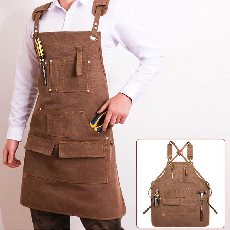 Thick Canvas Unisex Apron Bib Chef Kitchen Aprons Barber Work Aprons For Women Men Coffee Shop Barber BBQ Bib Working Uniform
Thick Canvas Unisex Apron Bib Chef Kitchen Aprons Barber Work Aprons For Women Men Coffee Shop Barber BBQ Bib Working Uniform