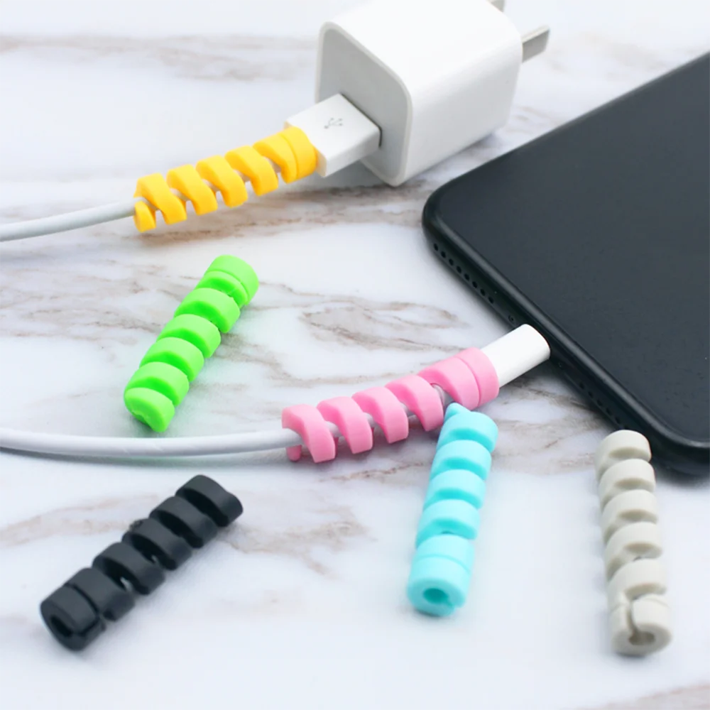 10pcs Spiral Cable Protector Earphone Cable Office Korean Desk Set Organizer Wire Data Line Winder Wrap Cord Cable Accessories
10pcs Spiral Cable Protector Earphone Cable Office Korean Desk Set Organizer Wire Data Line Winder Wrap Cord Cable Accessories