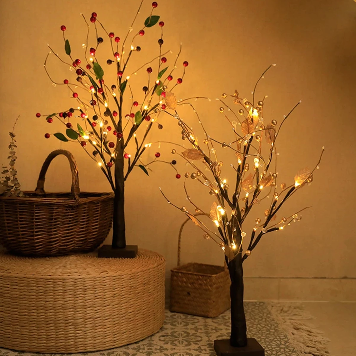 24 LED Tree Night Light Warm Light USB Battery Powered Table Lamp DIY Adjustable Branch Waterproof Fairy Lamps Table Night Lamp
24 LED Tree Night Light Warm Light USB Battery Powered Table Lamp DIY Adjustable Branch Waterproof Fairy Lamps Table Night Lamp