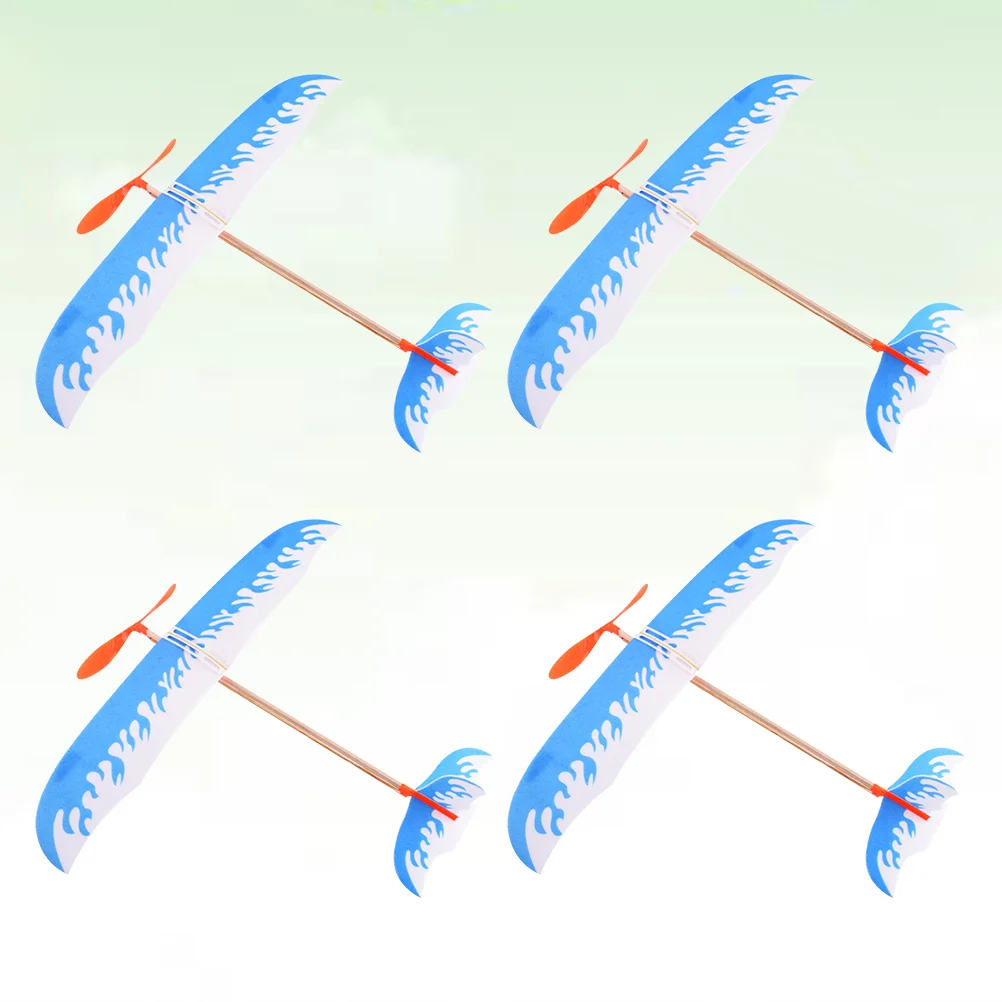 4PCS DIY Rubber Band Powered Aircraft Glider Plastic Airplane Outdoor Sports Flying DIY Handmade Toys for Children
4PCS DIY Rubber Band Powered Aircraft Glider Plastic Airplane Outdoor Sports Flying DIY Handmade Toys for Children