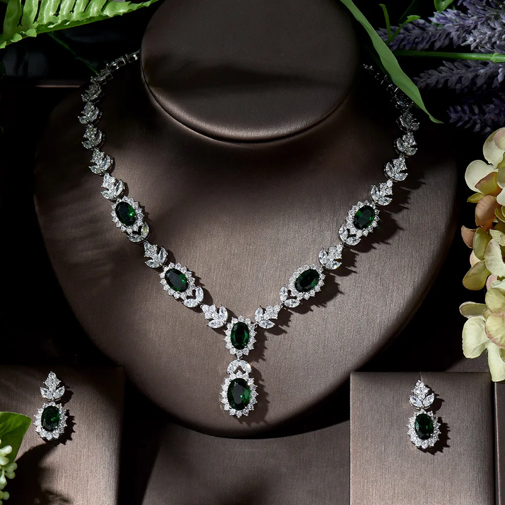 Fashion New Design Bridal Jewelry Sets Fashion Jewelry Wedding Party Necklace Set Parure Bijoux Femme Dubai Jewelry Sets N-1356
Fashion New Design Bridal Jewelry Sets Fashion Jewelry Wedding Party Necklace Set Parure Bijoux Femme Dubai Jewelry Sets N-1356