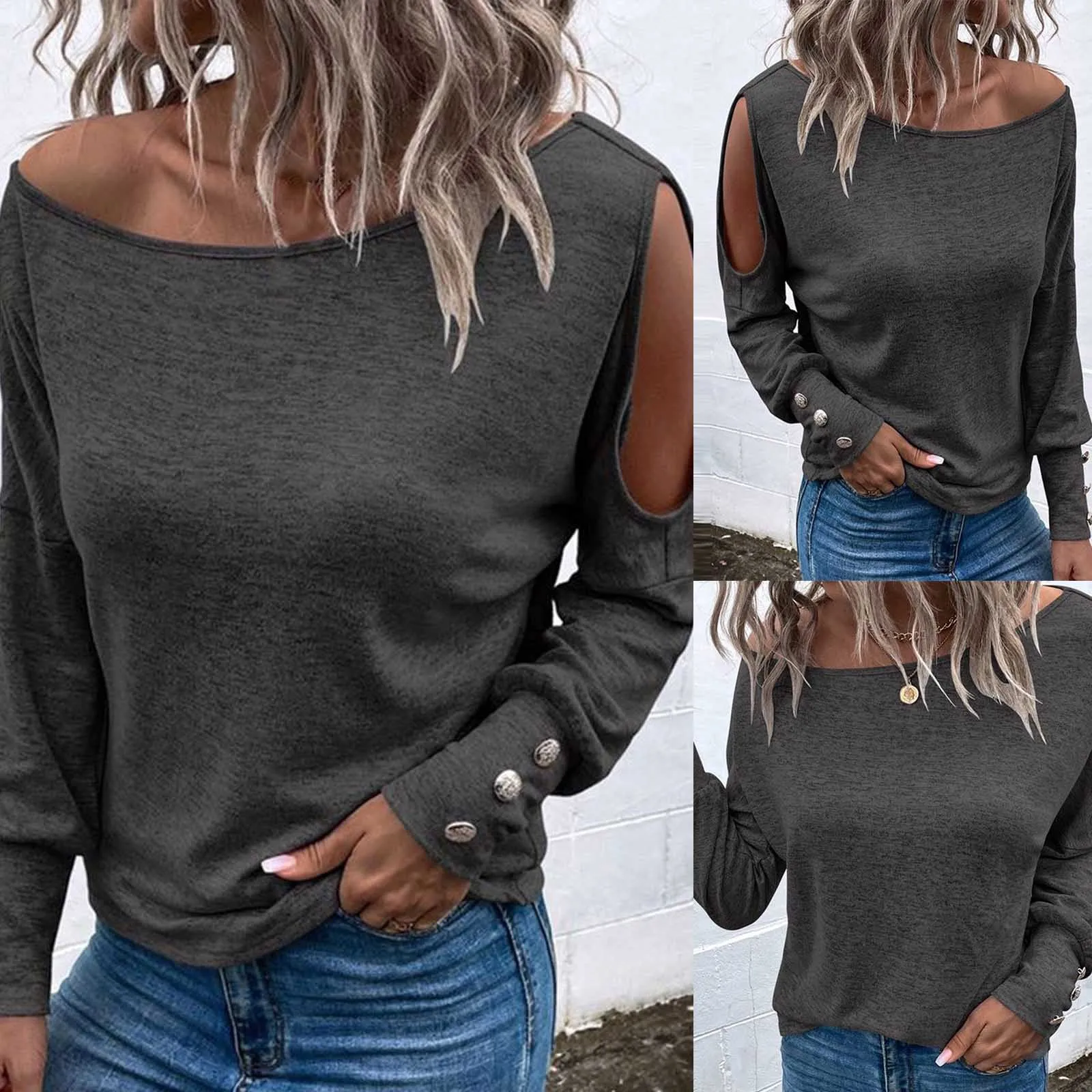 Autumn And Winter New Casual Hollow Long Sleeved Round Neck Tops T Shirt Women Cotton T Shirt Women Long Sleeve
Autumn And Winter New Casual Hollow Long Sleeved Round Neck Tops T Shirt Women Cotton T Shirt Women Long Sleeve