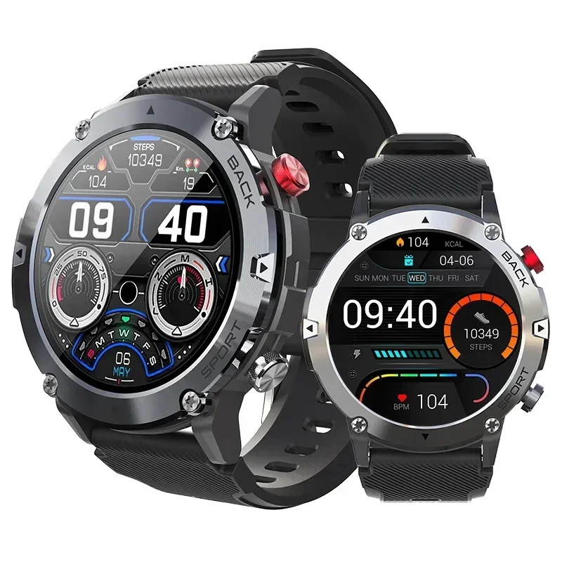 Smart Watch Military C21 Men's Fitness Tracker 5ATM Waterproof Sports Watch Suitable For IOS Android Bluetooth Call Smart Watch
Smart Watch Military C21 Men's Fitness Tracker 5ATM Waterproof Sports Watch Suitable For IOS Android Bluetooth Call Smart Watch