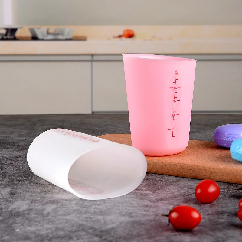 Food Grade Silicone Measuring Cup 250ml-500ml High Temperature Resistant Drop Resistant With Scale Milk Liquid Baking Tools
Food Grade Silicone Measuring Cup 250ml-500ml High Temperature Resistant Drop Resistant With Scale Milk Liquid Baking Tools