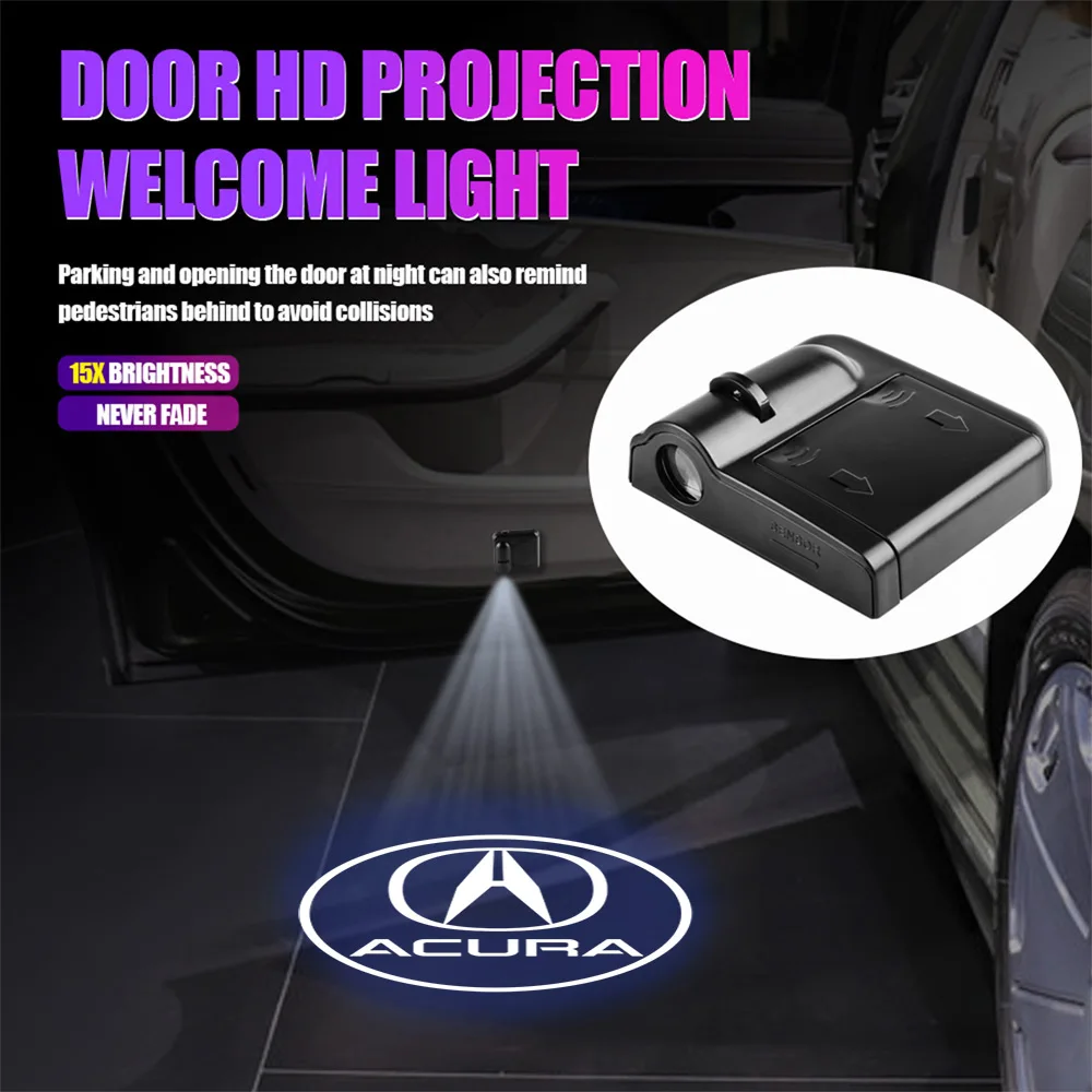 1pcs Car Door Emblem Light Welcome Lamp Wireless Laser Projector Auto Decoration For Acura Tsx Integra TL TLX ILX RL NSX ZDX MDX
1pcs Car Door Emblem Light Welcome Lamp Wireless Laser Projector Auto Decoration For Acura Tsx Integra TL TLX ILX RL NSX ZDX MDX