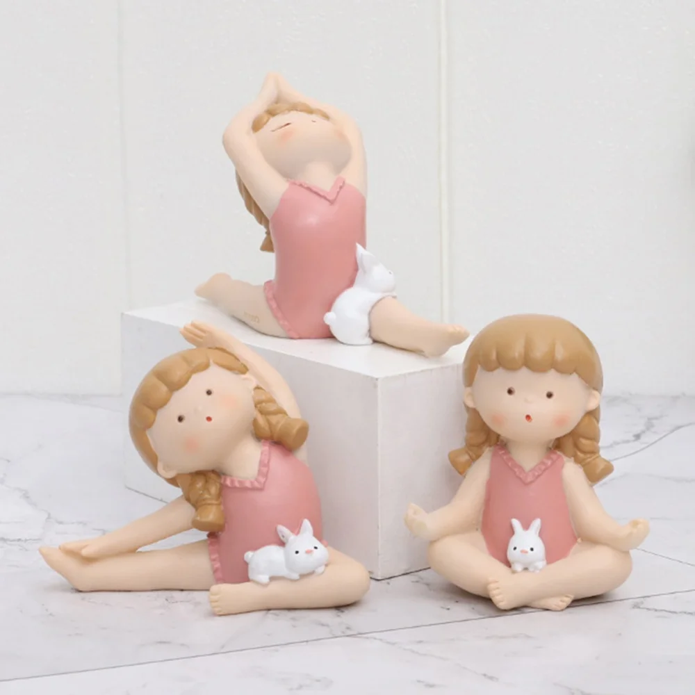 Lovely Yoga Pose Bunny Girl Figurine Resin Ornament Contemplation Craft Gifts For Studio Yoga Women Valentine's Day Easter
Lovely Yoga Pose Bunny Girl Figurine Resin Ornament Contemplation Craft Gifts For Studio Yoga Women Valentine's Day Easter