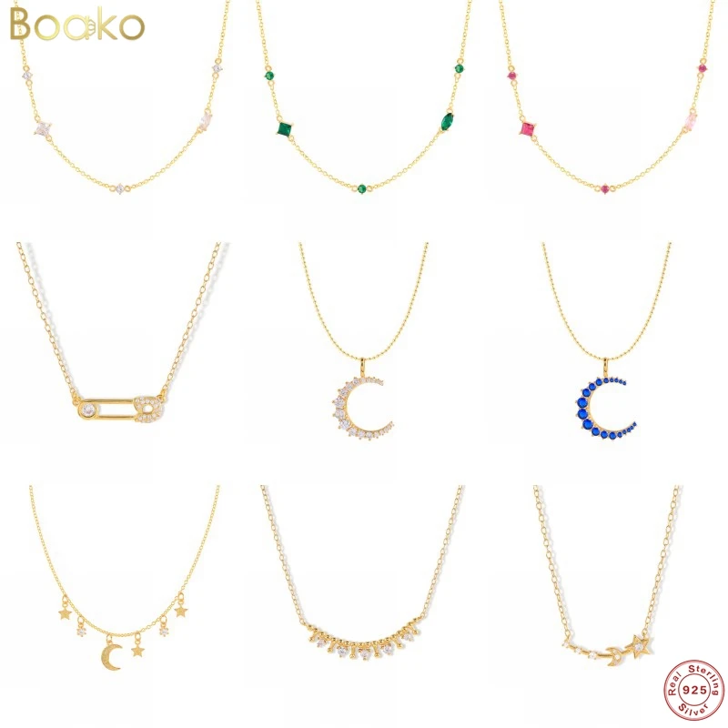 Ожерелье женское из серебра 925 пробы с подвеской в виде короны, Луны, звезды
Ожерелье женское из серебра 925 пробы с подвеской в виде короны, Луны, звезды