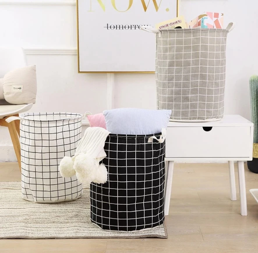 Dirty Laundry Basket Cotton Linen Foldable Round Waterproof Organizer Bucket Clothes Toys Large Capacity Home Storage Basket
Dirty Laundry Basket Cotton Linen Foldable Round Waterproof Organizer Bucket Clothes Toys Large Capacity Home Storage Basket