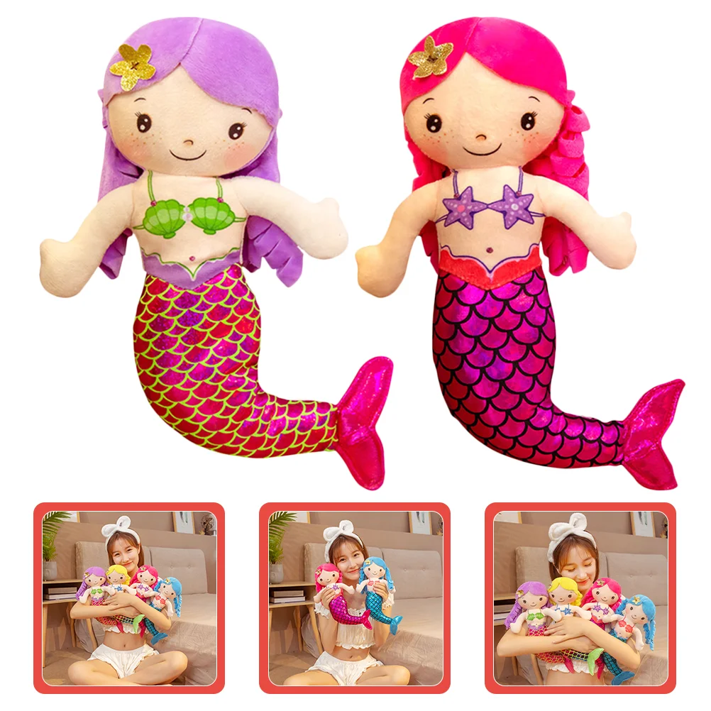 2 Pcs Mini Toys Kids Cartoon Mermaid Ocean Plaything Pp Cotton Stuffed Dolls Child Girls Small Plushies
2 Pcs Mini Toys Kids Cartoon Mermaid Ocean Plaything Pp Cotton Stuffed Dolls Child Girls Small Plushies