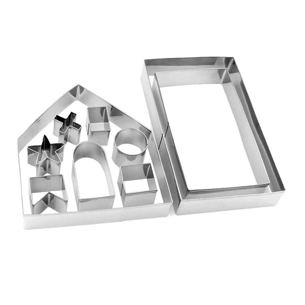 Kitchen Baking Mold Stainless Steel Mold Ten-piece Set Of 3D Three-dimensional Stainless Steel Biscuit Mold Kitchen Supplies
Kitchen Baking Mold Stainless Steel Mold Ten-piece Set Of 3D Three-dimensional Stainless Steel Biscuit Mold Kitchen Supplies