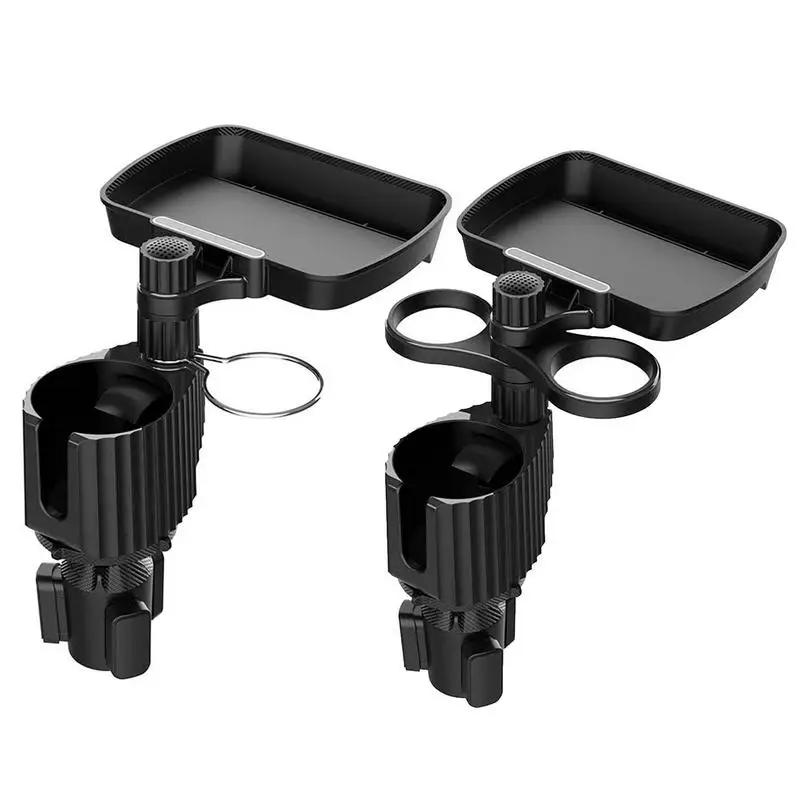 

Car Cup Holder Tray With 360 Rotation Automotive Cup Attachable Tray Adjustable Car Cup Holder Organizer For Drink Bottle Snack