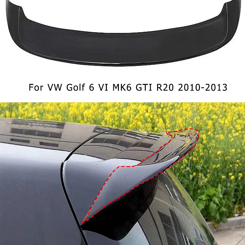 ABS Car Rear Roof Spoiler Window Trunk Wings For Volkswagen VW Golf 6 VI MK6 GTI R20 2010 - 2013 Bright Black/Carbon Fiber
ABS Car Rear Roof Spoiler Window Trunk Wings For Volkswagen VW Golf 6 VI MK6 GTI R20 2010 - 2013 Bright Black/Carbon Fiber