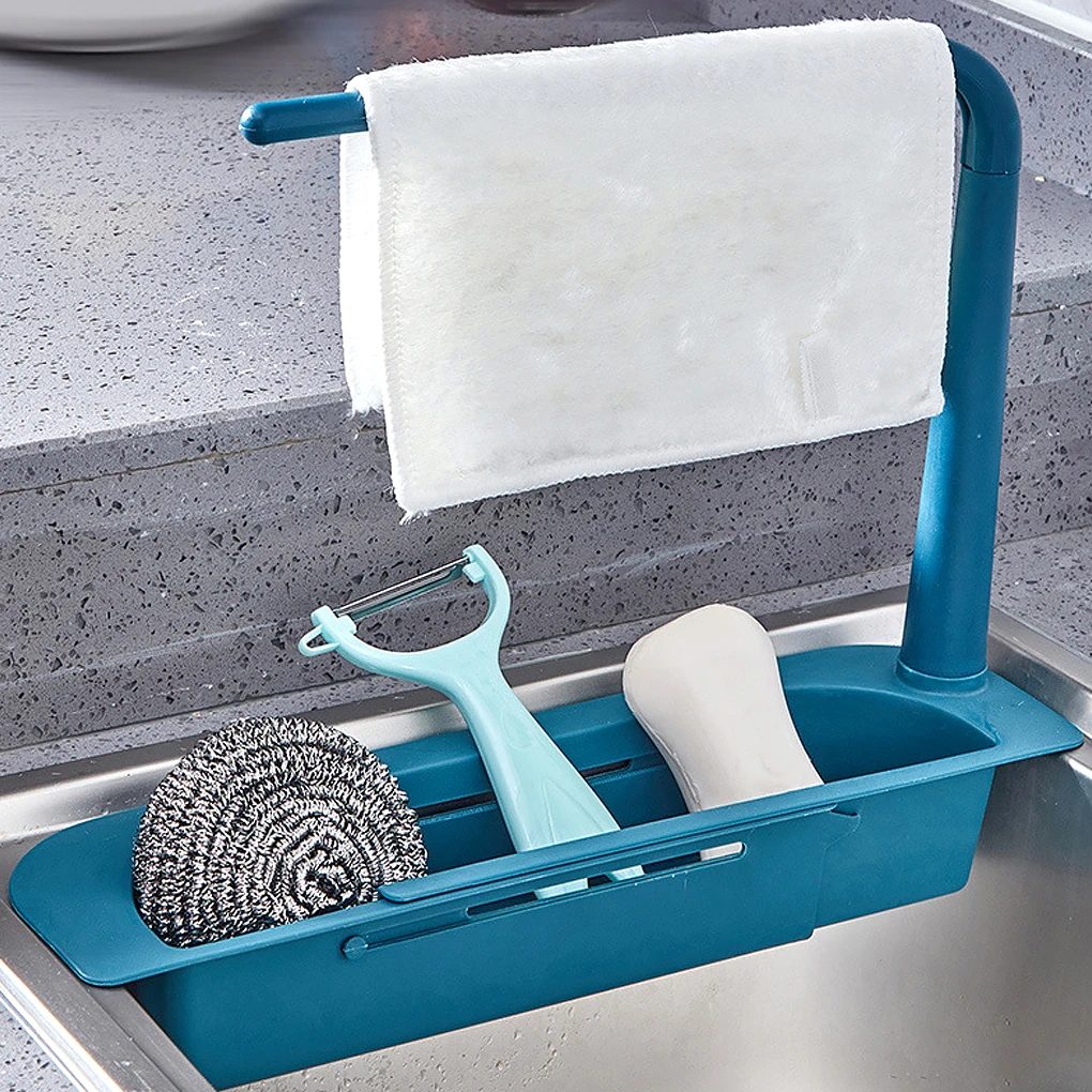 Sink Telescopic Storage Holder Shelf Adjustable PP Multi-functional Draining Gadgets Strainer Basket Supplies for Rag Sponge
Sink Telescopic Storage Holder Shelf Adjustable PP Multi-functional Draining Gadgets Strainer Basket Supplies for Rag Sponge