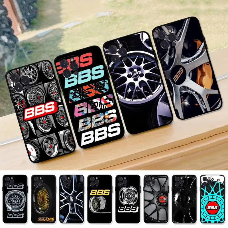 

BBS Car Rim Wheel hub Phone Case For iPhone 8 7 6 6S Plus X SE 2020 XR XS 14 11 12 13 Mini Pro Max Mobile cover