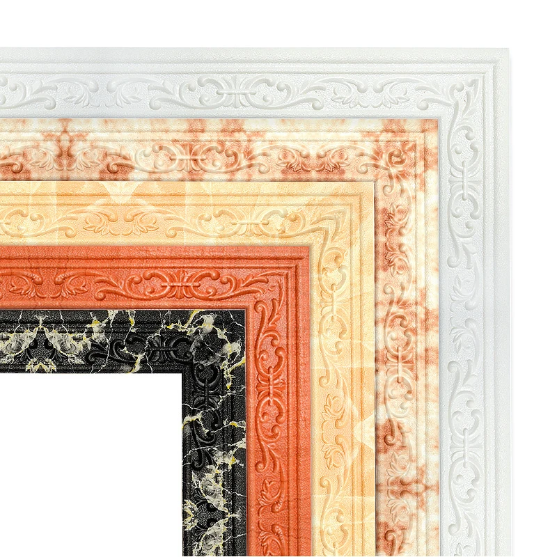 3D Wall Stickers Self-adhesive Baseboard Skirting Sticker Foot Line Frame Waterproof Corner Wall Decals Background Home Decor
3D Wall Stickers Self-adhesive Baseboard Skirting Sticker Foot Line Frame Waterproof Corner Wall Decals Background Home Decor