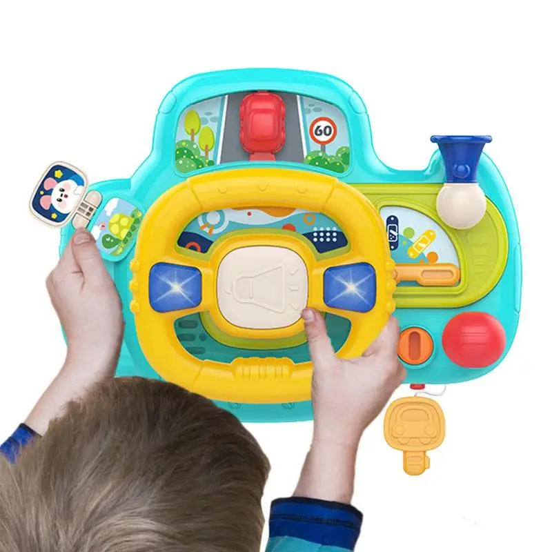 Electric Simulate Driving Car Steering Wheel Baby Sounding Toys Kids Early Educational Stroller Driving Musical Toys For 0-36
Electric Simulate Driving Car Steering Wheel Baby Sounding Toys Kids Early Educational Stroller Driving Musical Toys For 0-36