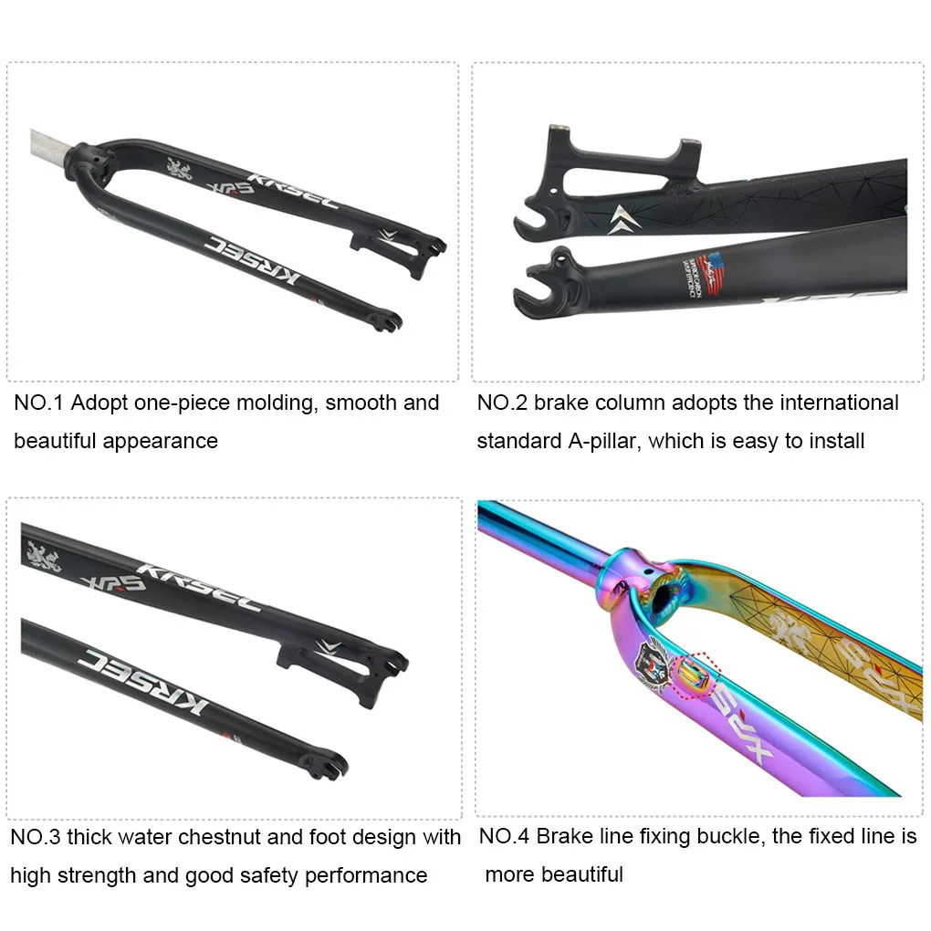 Bike Fork Modified Component Upgrade Parts Universal Bicycles Front Forks Cycling Accessory Modification Colorful
Bike Fork Modified Component Upgrade Parts Universal Bicycles Front Forks Cycling Accessory Modification Colorful