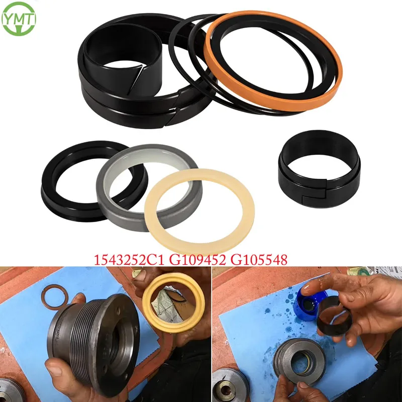 1543252C1 G109452 G105548 Hydraulic Cylinder Seal Kit 1.5"Rod & 3”Bore for Case 350,450,480,580C,550G More Loader Bucket Tilt
1543252C1 G109452 G105548 Hydraulic Cylinder Seal Kit 1.5"Rod & 3”Bore for Case 350,450,480,580C,550G More Loader Bucket Tilt