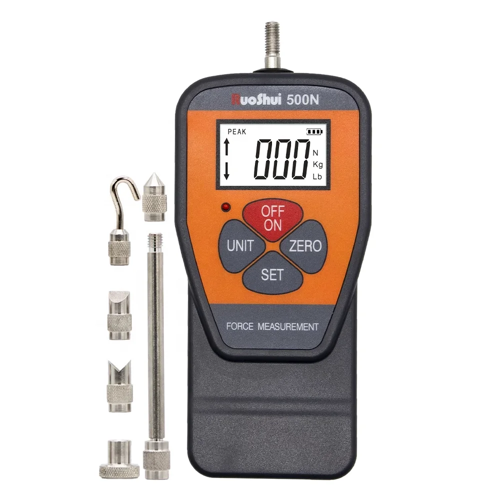 Digital Force Gauge Push Pull Force Tester Equipment Portable Meter High Precision Press 500N Dynamometer
Digital Force Gauge Push Pull Force Tester Equipment Portable Meter High Precision Press 500N Dynamometer
