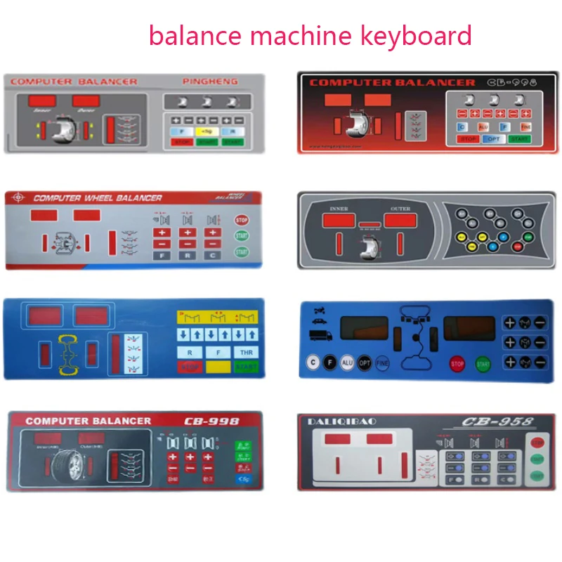 

Various Models Of Tire Balancing Machine Key Board Dynamic Balancing Instrument Touch Switch Control Panel Display