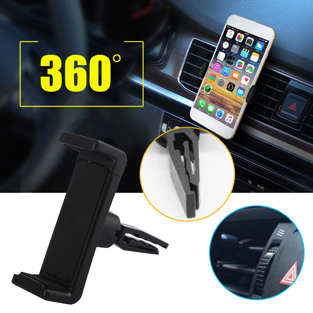 Universal For Mobile Phone 360° Rotating Car Air Vent Mount Holder Cradle Stand Black ABS Mobile Phone Holder Interior Accessory
Universal For Mobile Phone 360° Rotating Car Air Vent Mount Holder Cradle Stand Black ABS Mobile Phone Holder Interior Accessory
