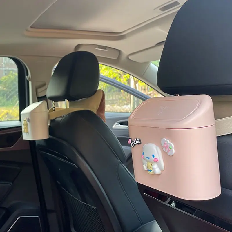 New Kawaii Sanrio Car Accessories Series Kuromi Cinnamoroll Cartoon Cartoon Cute Car Hanging Bin Car Interior Storage Box Gift
New Kawaii Sanrio Car Accessories Series Kuromi Cinnamoroll Cartoon Cartoon Cute Car Hanging Bin Car Interior Storage Box Gift
