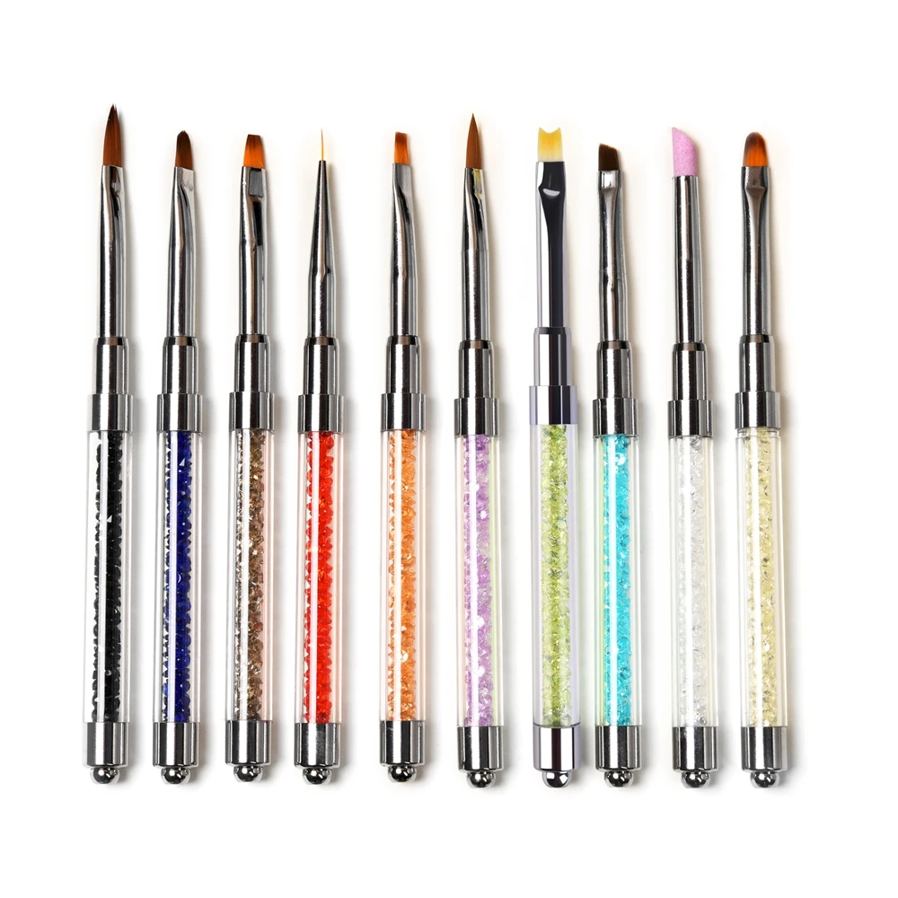 10 pcs/set Nail Brush Line Flower Pencel Dotting Painting Design Acrylic Nail Brush Set For Gel Polish Manicure Nail Brush Tools
10 pcs/set Nail Brush Line Flower Pencel Dotting Painting Design Acrylic Nail Brush Set For Gel Polish Manicure Nail Brush Tools