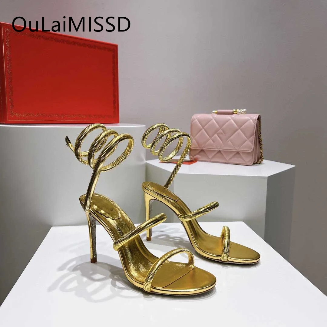 Summer Shoes Woman 2023 Snakes Wrapped Flat Sandals Vacation Casual Roman High Heels Elegant Heels Luxury Party Shoes Pumps
Summer Shoes Woman 2023 Snakes Wrapped Flat Sandals Vacation Casual Roman High Heels Elegant Heels Luxury Party Shoes Pumps