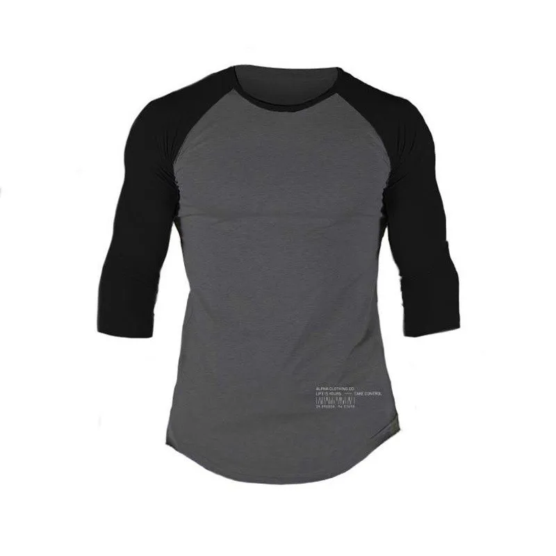 Men's T-shirt Summer 3/4 Sleeve Fashion Stitching Cotton Skinny T-shirt Shirt Solid Casual O-Neck Male Tops & Tees
Men's T-shirt Summer 3/4 Sleeve Fashion Stitching Cotton Skinny T-shirt Shirt Solid Casual O-Neck Male Tops & Tees