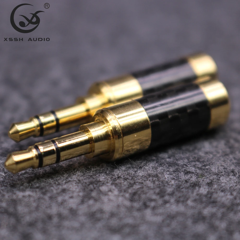 Earphone Plug YIVO 10pcs Hi-end Gold Plated Audio Male Carbon Fiber 3.5mm Stereo 1/8" Headphone Jack Connector for 3mm~6mm Cable
Earphone Plug YIVO 10pcs Hi-end Gold Plated Audio Male Carbon Fiber 3.5mm Stereo 1/8" Headphone Jack Connector for 3mm~6mm Cable