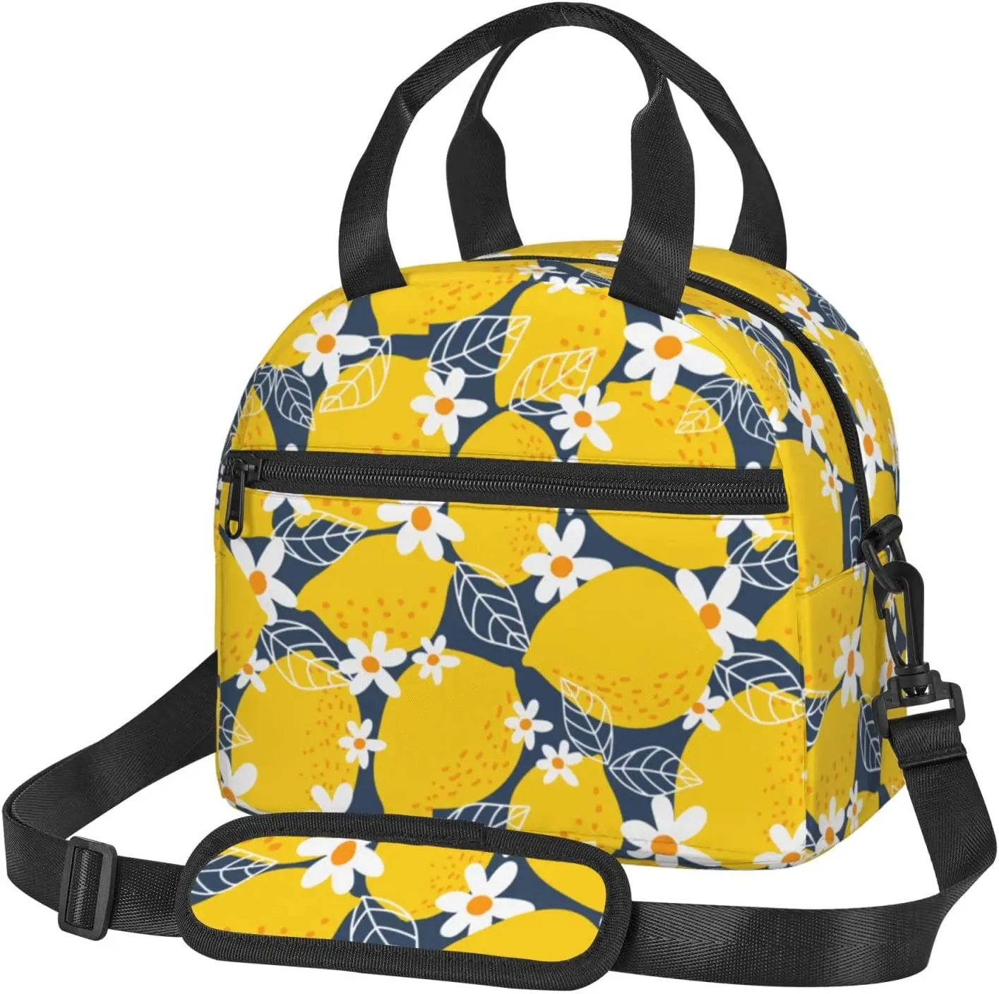 Lemony Chamomile Lunch Bag Insulated Reusable Lunch Box Portable Cooler Tote Bags For Boys And Girls School Office Picnic
Lemony Chamomile Lunch Bag Insulated Reusable Lunch Box Portable Cooler Tote Bags For Boys And Girls School Office Picnic