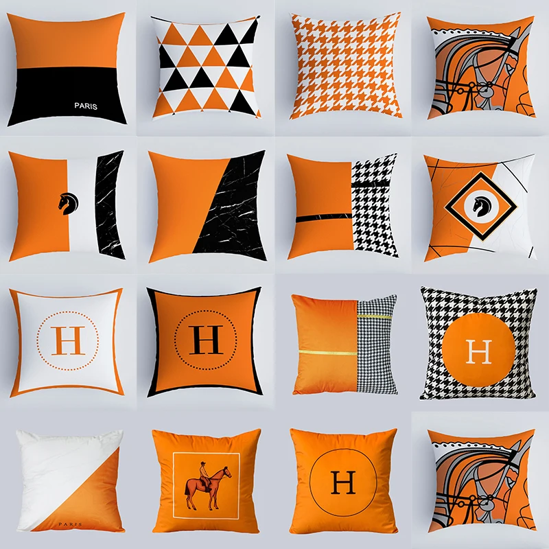 45x45cm Orange English Letter Pillowcase Patchwork Stripe Geometric Polyester Cushion Cover Waist Throw Sofa Home Decoration
45x45cm Orange English Letter Pillowcase Patchwork Stripe Geometric Polyester Cushion Cover Waist Throw Sofa Home Decoration