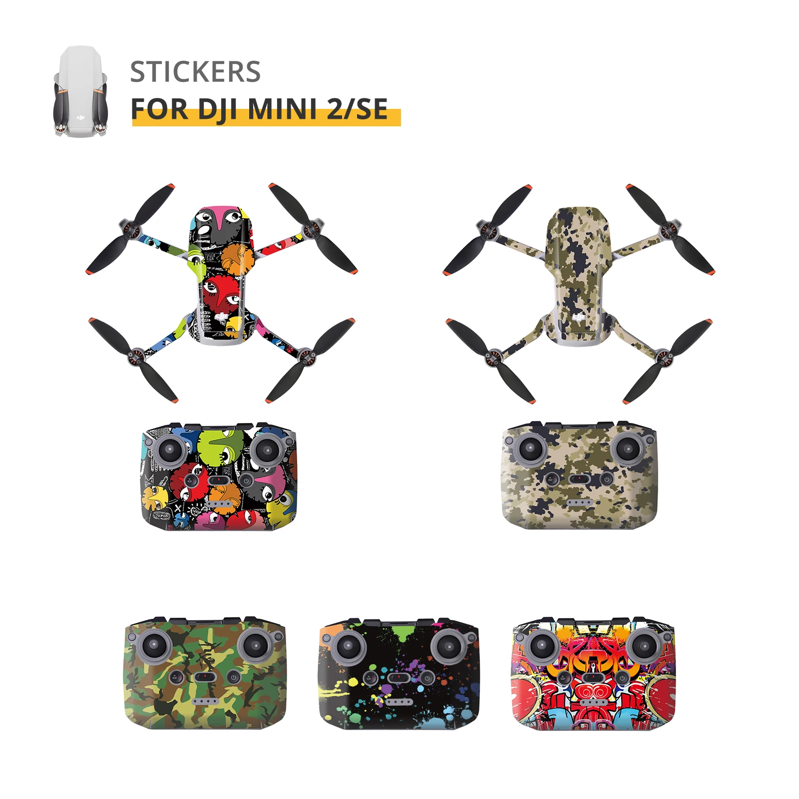 Sticker Skin for DJI MINI 2 MINI SE Stickers Protector Waterproof PVC Stickers Drone Body Skin Protective Arm Drone Accessories
Sticker Skin for DJI MINI 2 MINI SE Stickers Protector Waterproof PVC Stickers Drone Body Skin Protective Arm Drone Accessories