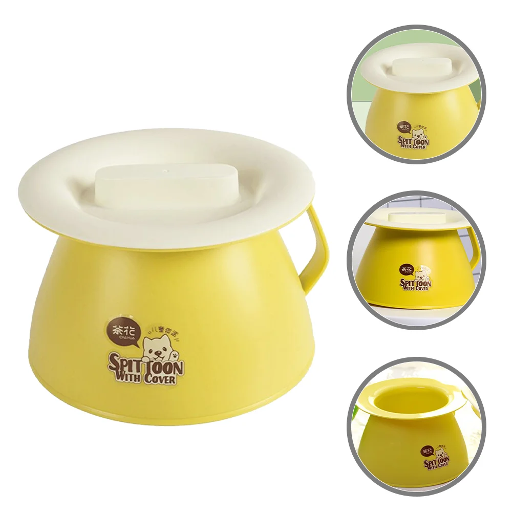 

Spittoon Chamber Pot Lid Plastic Kids Portable Potty Urine Bucket Unisex Household Spittoons Elder Toilet