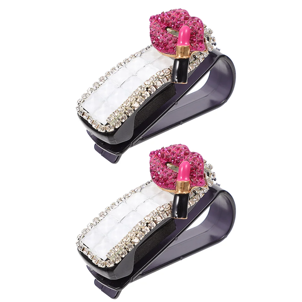 2Pcs Portable Rhinestone Sun Visor Glasses Holders Auto Sunglasses Mount Car Sunglasses Holders
2Pcs Portable Rhinestone Sun Visor Glasses Holders Auto Sunglasses Mount Car Sunglasses Holders