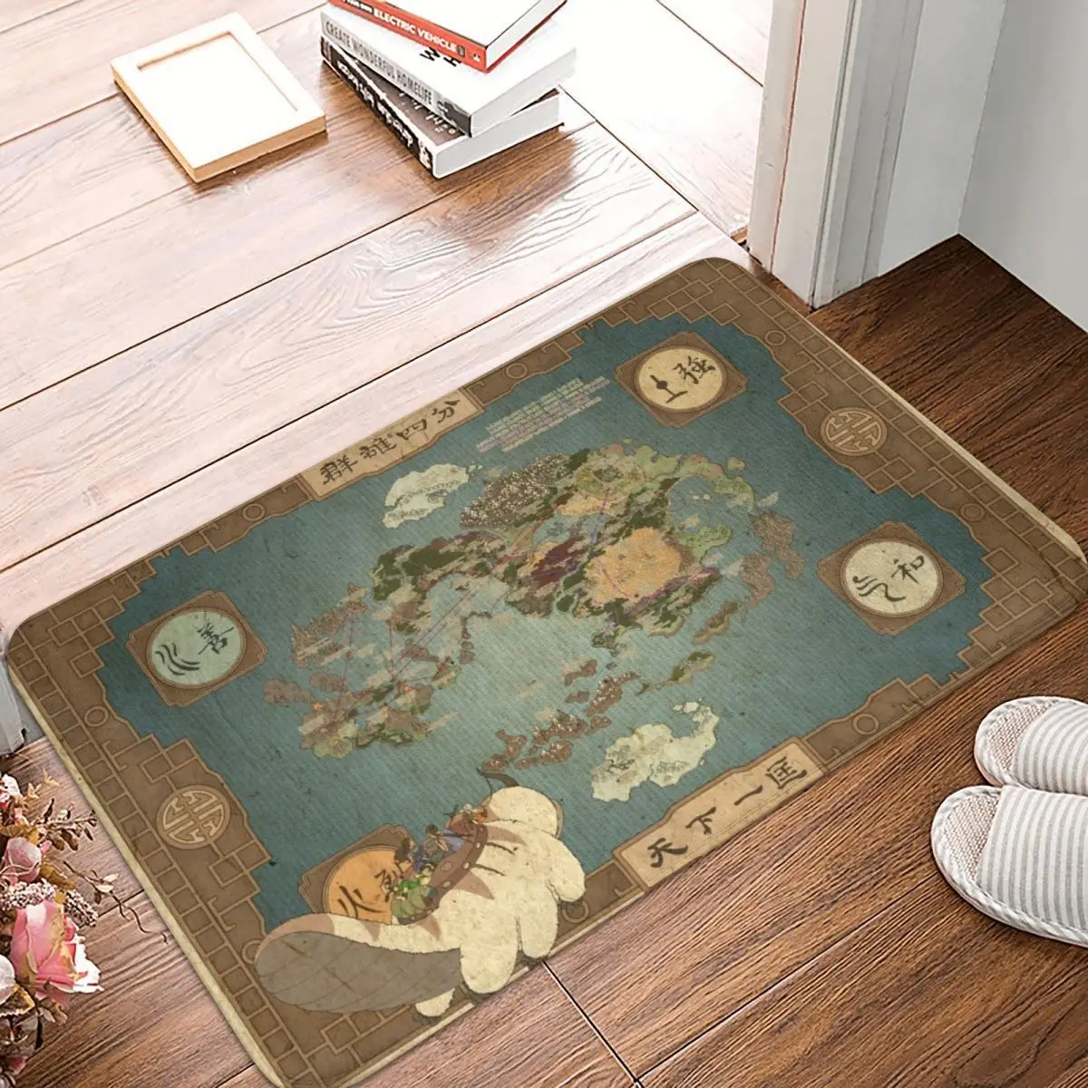 

Avatar Map Doormat Polyester Floor Mat Sand Scraping Carpet Kitchen Entrance Rugs Mats Bathroom Living room Anti-slip Footpad