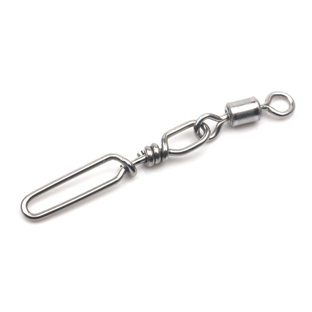 Fishing Swivels Snap Swivels Silver Stainless Steel Diving Flying Fishing For Lure Fishing Hunting Pole Line Connecting
Fishing Swivels Snap Swivels Silver Stainless Steel Diving Flying Fishing For Lure Fishing Hunting Pole Line Connecting
