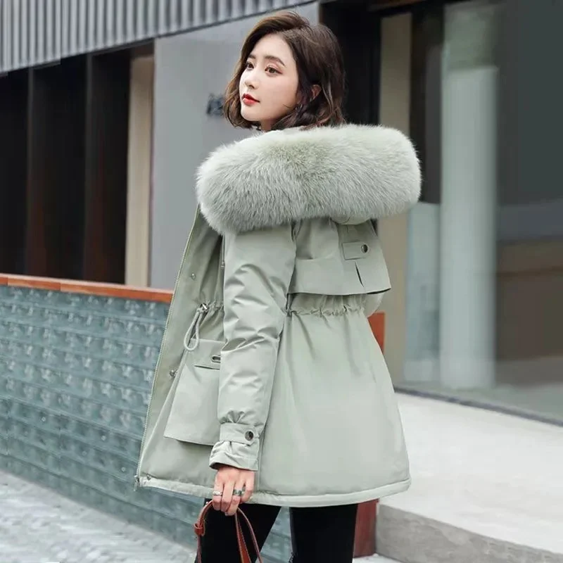 2023 New Cotton Thicken Warm Winter Jacket Coat Women Casual Parka Winter Clothes Fur Lining Hooded Parka Mujer Coats
2023 New Cotton Thicken Warm Winter Jacket Coat Women Casual Parka Winter Clothes Fur Lining Hooded Parka Mujer Coats