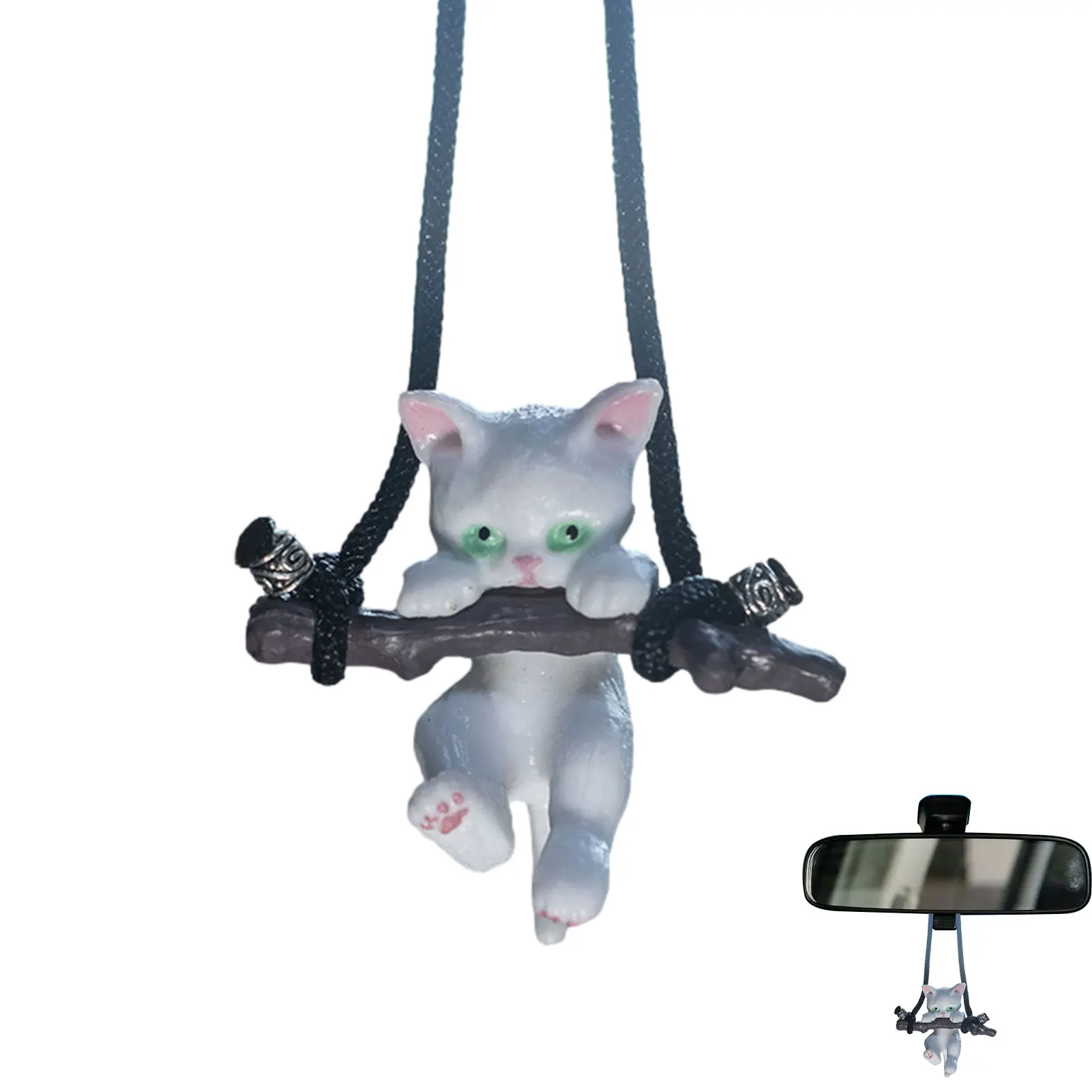 1Pcs Car Pendant Creative Cute Branch Cat Rearview Mirror Pendant Car Accessories Interior Decoration Home Decoration For Girls
1Pcs Car Pendant Creative Cute Branch Cat Rearview Mirror Pendant Car Accessories Interior Decoration Home Decoration For Girls