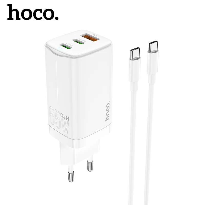 HOCO GaN 65W USB C Charger PD QC 3.0 Fast Charging Portable Phone Charger Adapter For iPhone 14 13 12 Pro Max Xiaomi Samsung
HOCO GaN 65W USB C Charger PD QC 3.0 Fast Charging Portable Phone Charger Adapter For iPhone 14 13 12 Pro Max Xiaomi Samsung