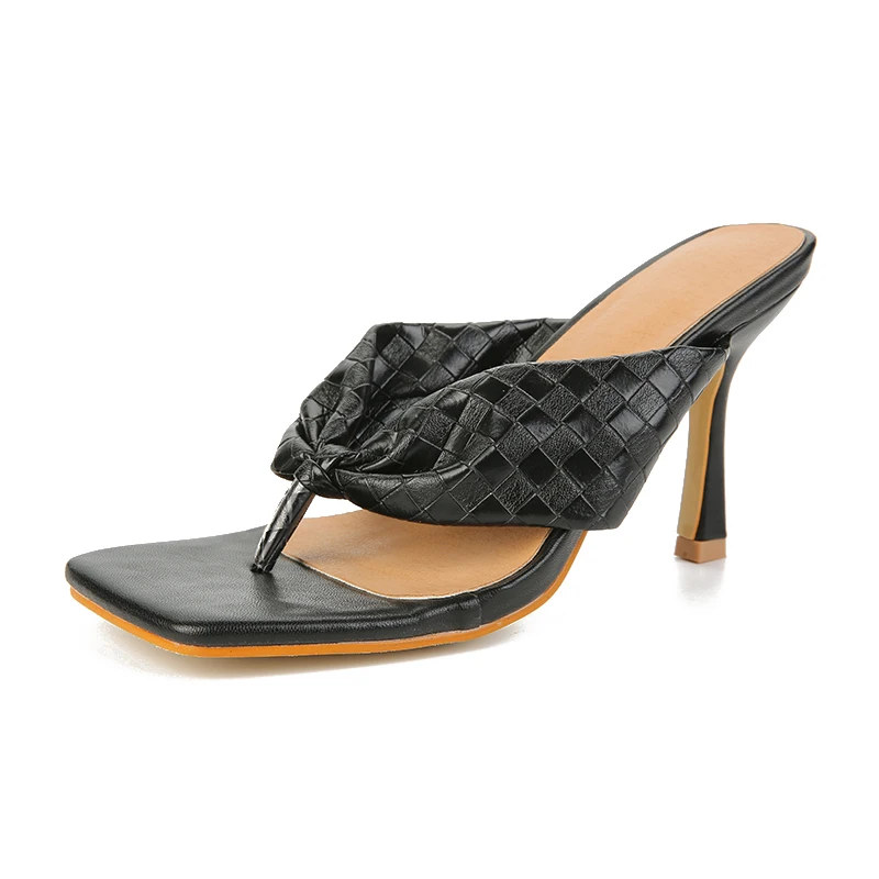 New women summer slippers flip flops fashion braided square toe laies heel mules sexy thin high heels women slippers
New women summer slippers flip flops fashion braided square toe laies heel mules sexy thin high heels women slippers